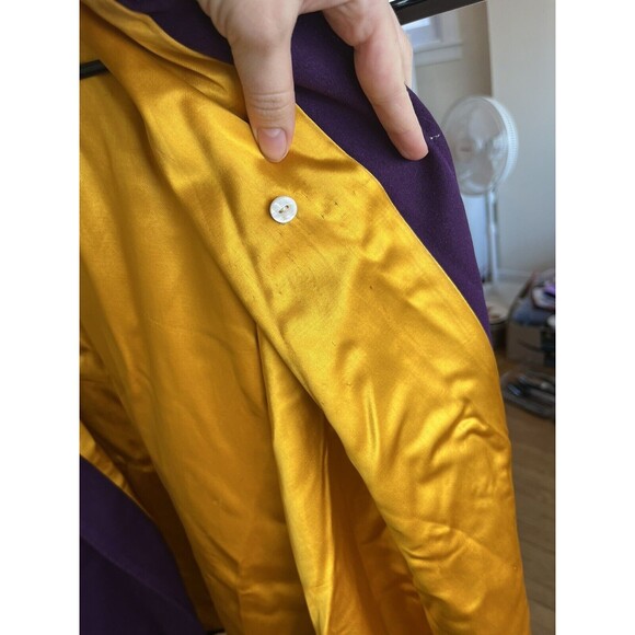 Vintage Purple Odd Fellows Ladies Aux Patriarchs Cape Women One Size - Picture 13 of 13